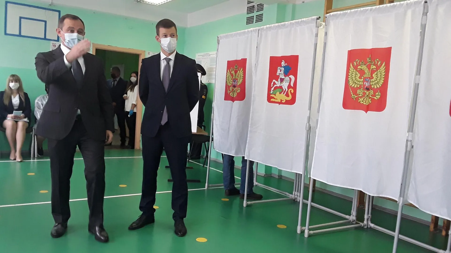 Брынцалов отметил активность жителей Балашихи в первый день выборов