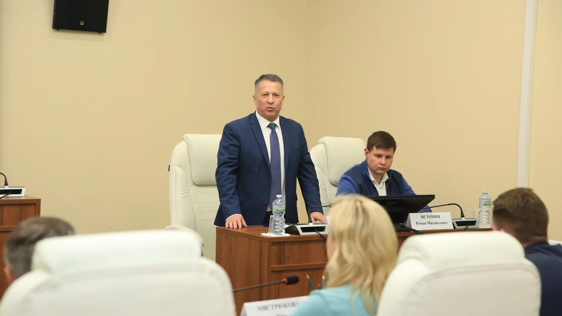 В Долгопрудном представили врип главы округа Олега Сотника
