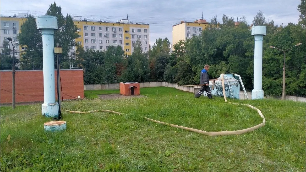 В Балашихе завершены работы по очистке и промывке резервуаров чистой воды на ВЗУ 2–10