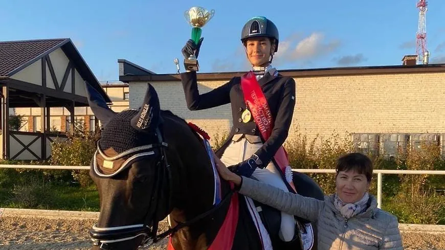 Спортсменка из Подольска заняла первое место на всероссийских соревнованиях по выездке