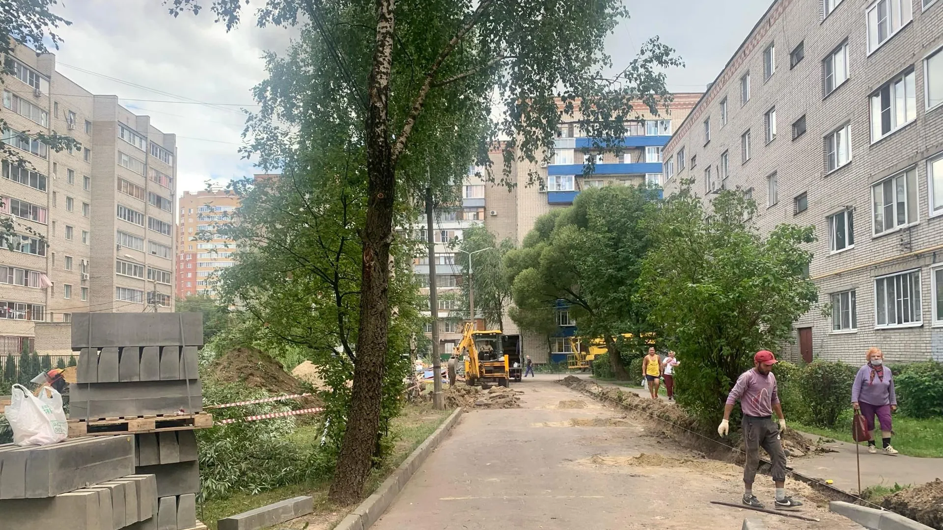 В Подольске провели модернизацию сети уличного освещения во дворе на Заводской улице