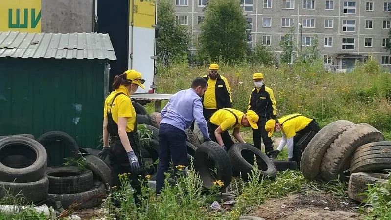 Экологическая программа по сбору старых шин началась в Дмитровском округе