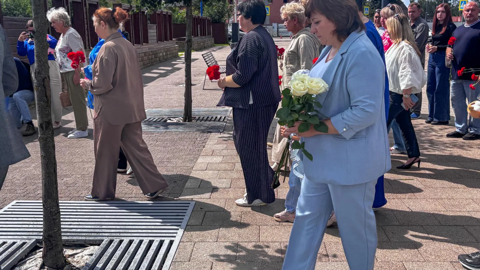 В Зарайске Подмосковья прошла акция «Свеча памяти»