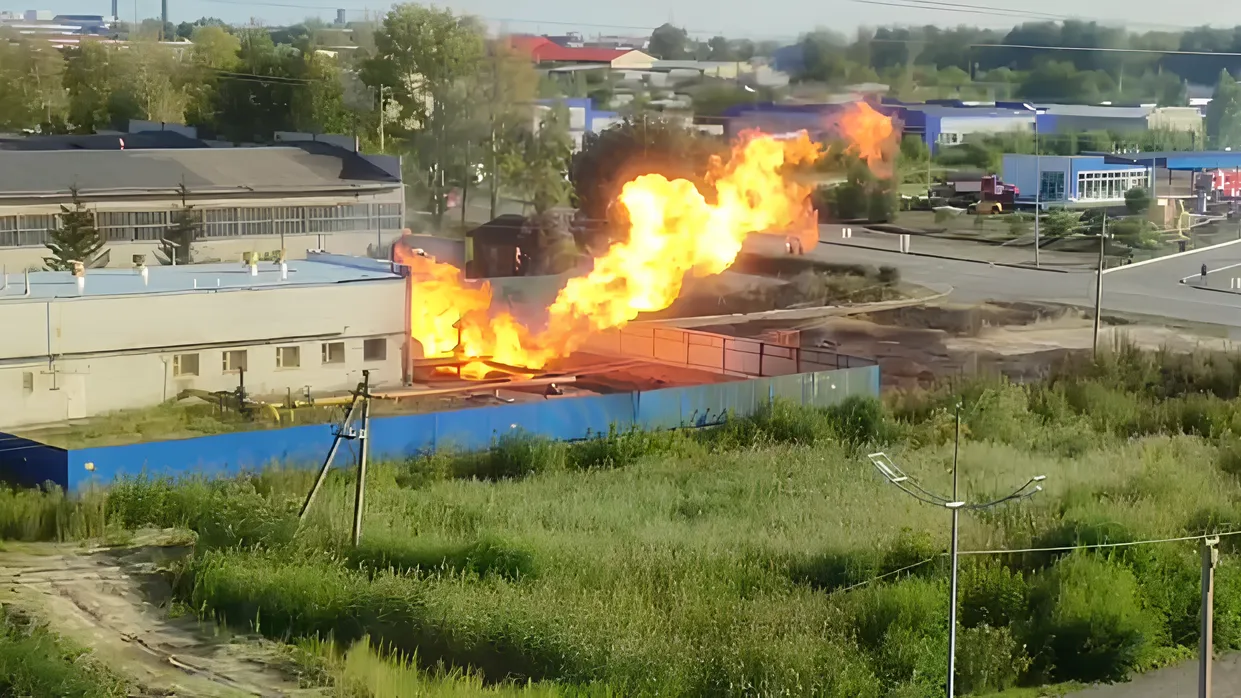 В Кургане потушили газораспределительную станцию