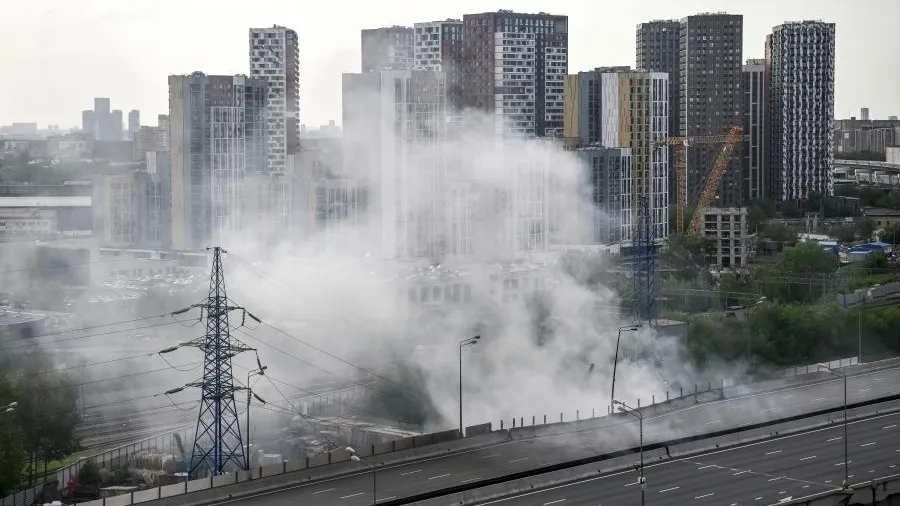Пожар под эстакадой СВХ на востоке Москвы ликвидирован