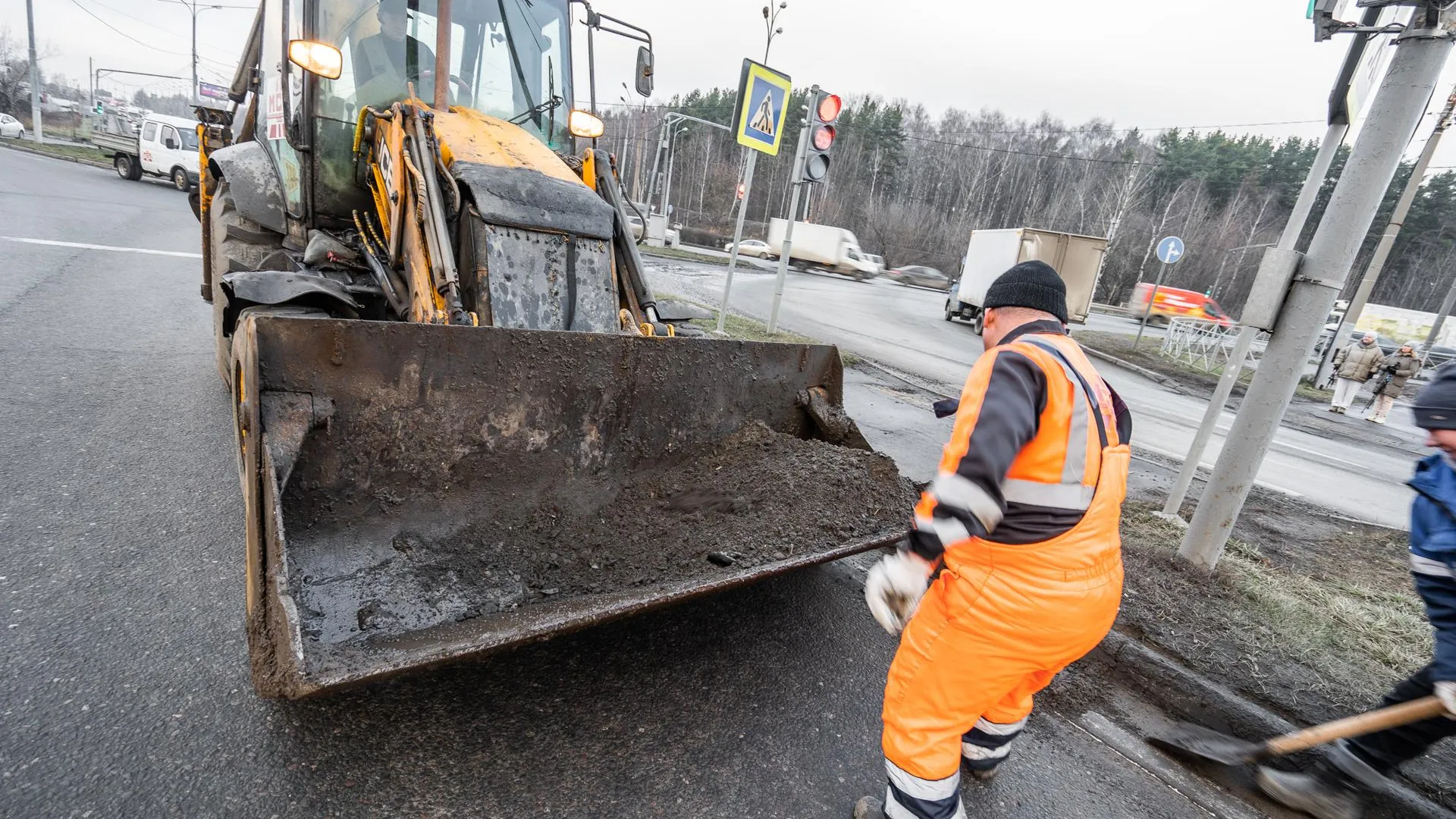 В Химках Подмосковья отремонтировали региональные дороги