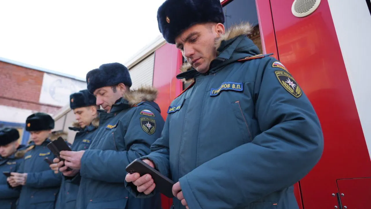 В Сергиевом Посаде бойцы пожарной части приняли участие в выборах