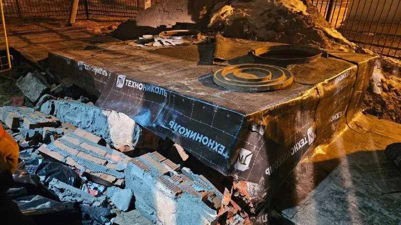 Взрыв произошел у школы в Дмитрове