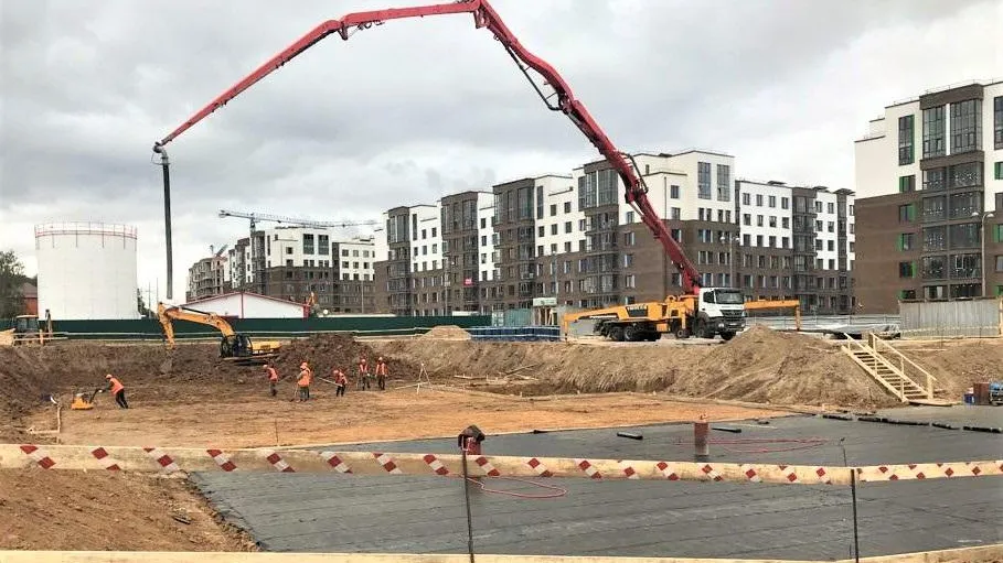 Строители приступили к возведению детсада в деревне Погорелки Мытищ