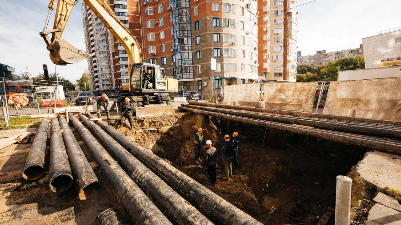 В Ленинском округе построили 84% канализационного коллектора