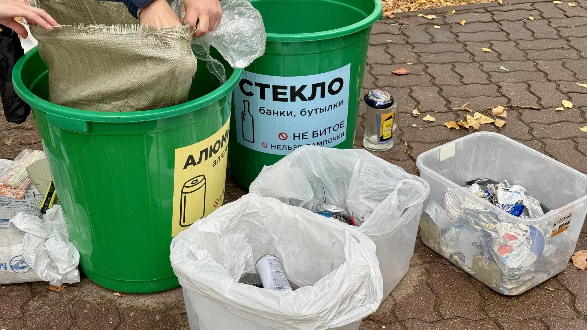 В Электростали прошла экологическая акция по сбору вторсырья