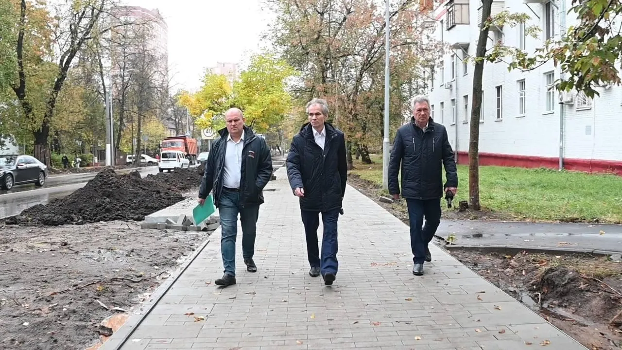 Депутаты Лыткарина проверили работы по благоустройству центральной улицы округа