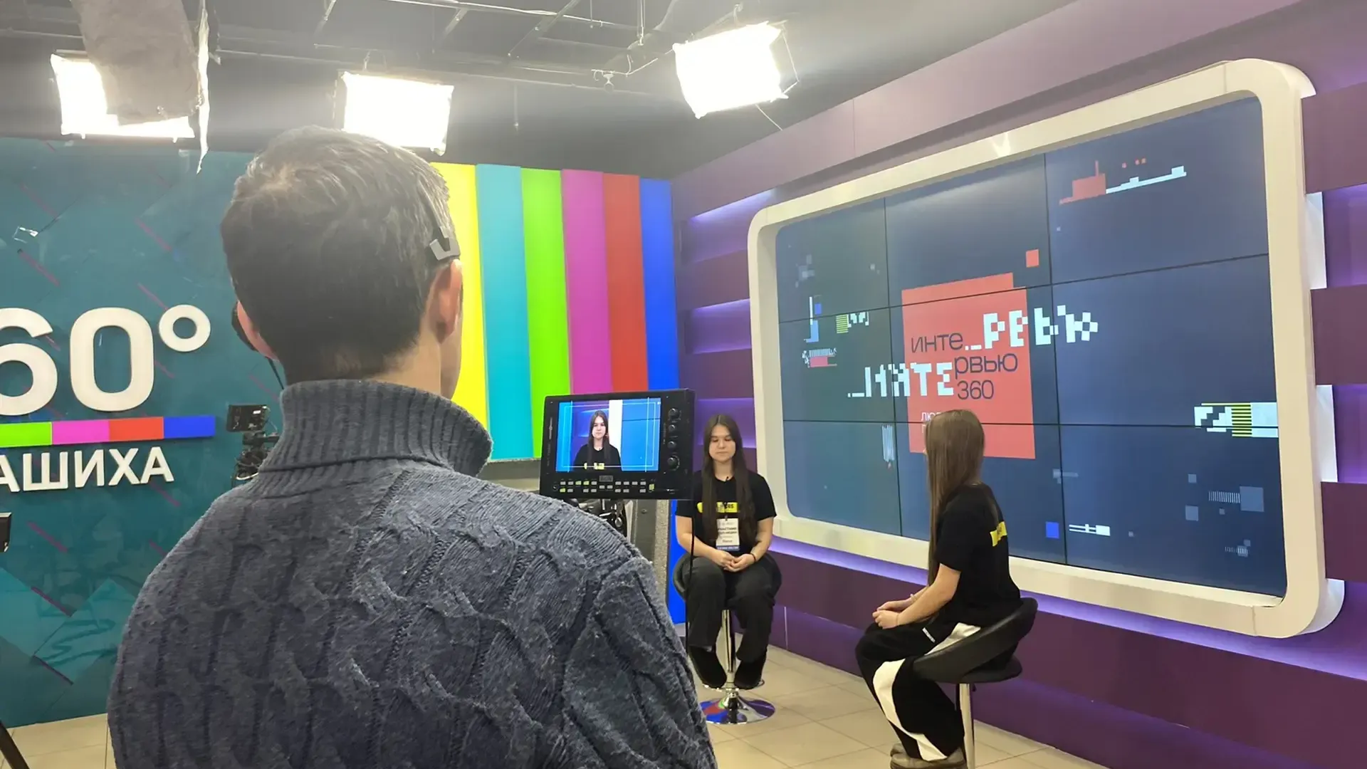 Школьники Балашихи прошли мастер-класс на телеканале «360»