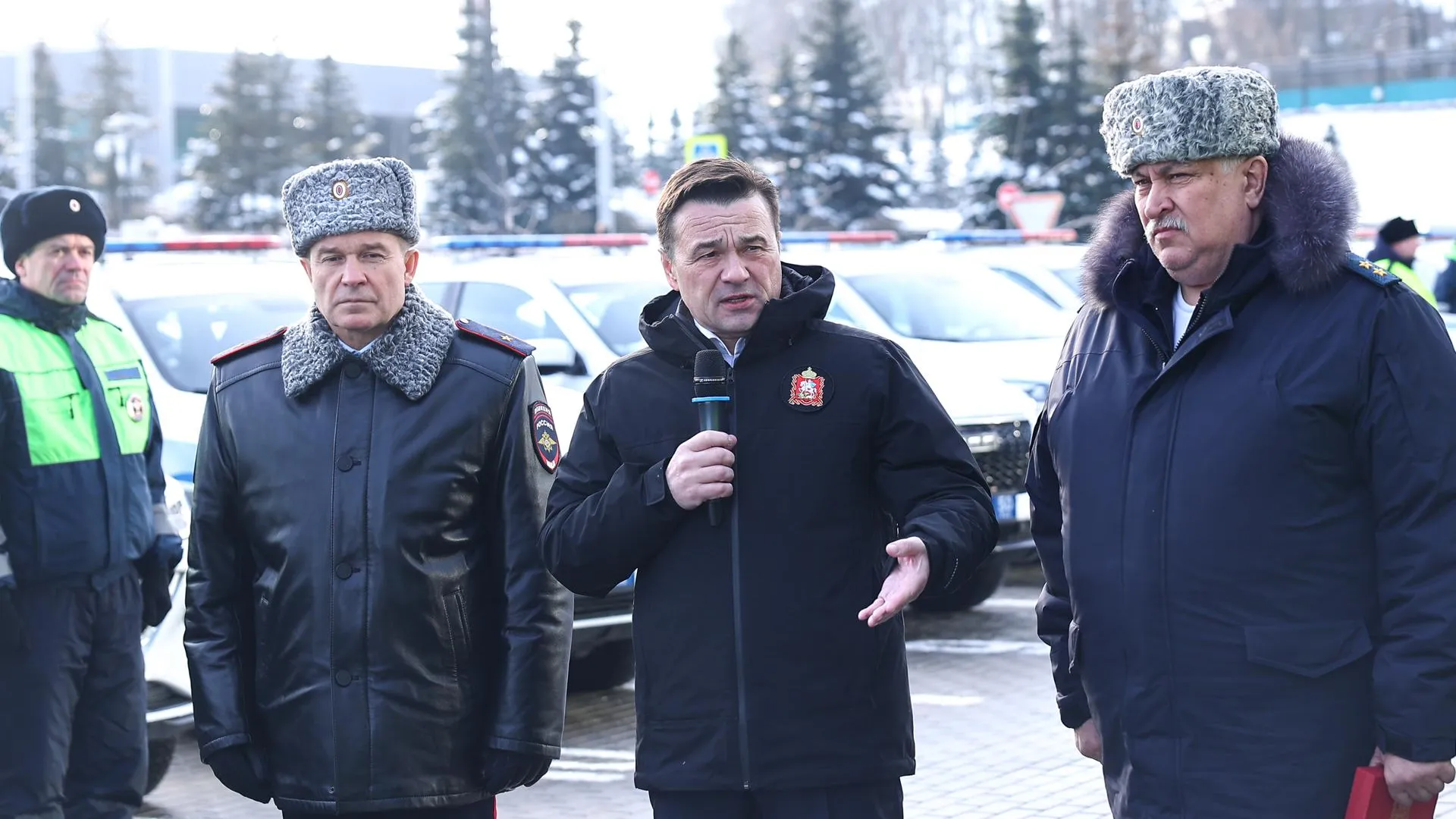 Воробьев: подмосковная полиция получила ключи от 130 машин марки HAVAL F7