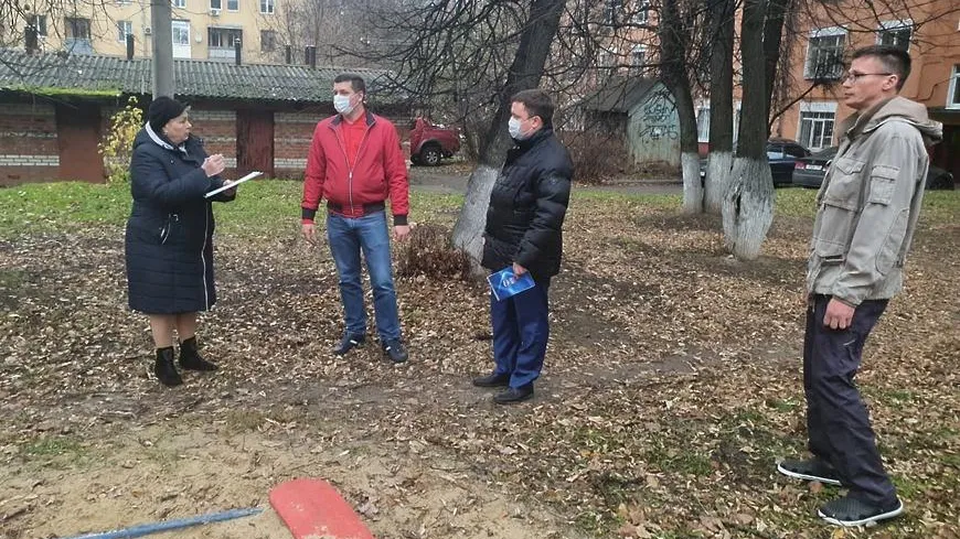 Дорожки могут обустроить к детской площадке на Большой Серпуховской улице в Подольске