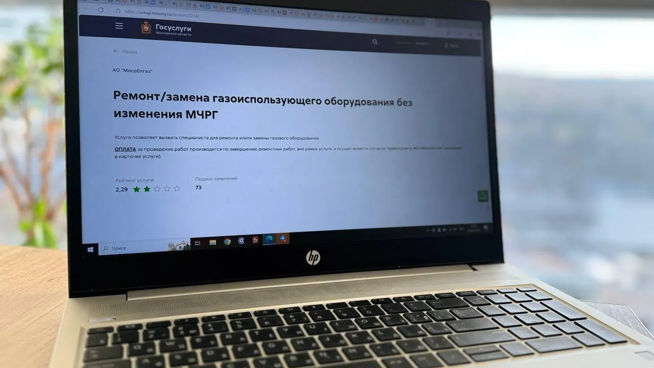 Жители Подмосковья могут заказать ремонт и замену газового оборудования онлайн