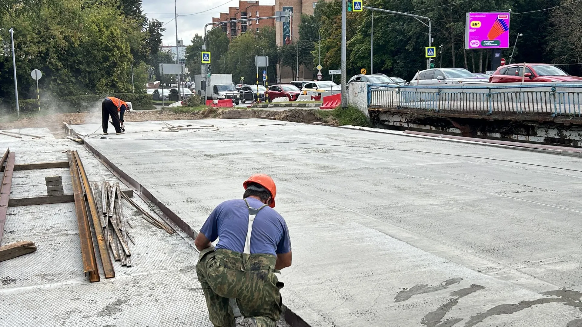 В Королеве откроют временный мост через Акуловский водоканал в октябре