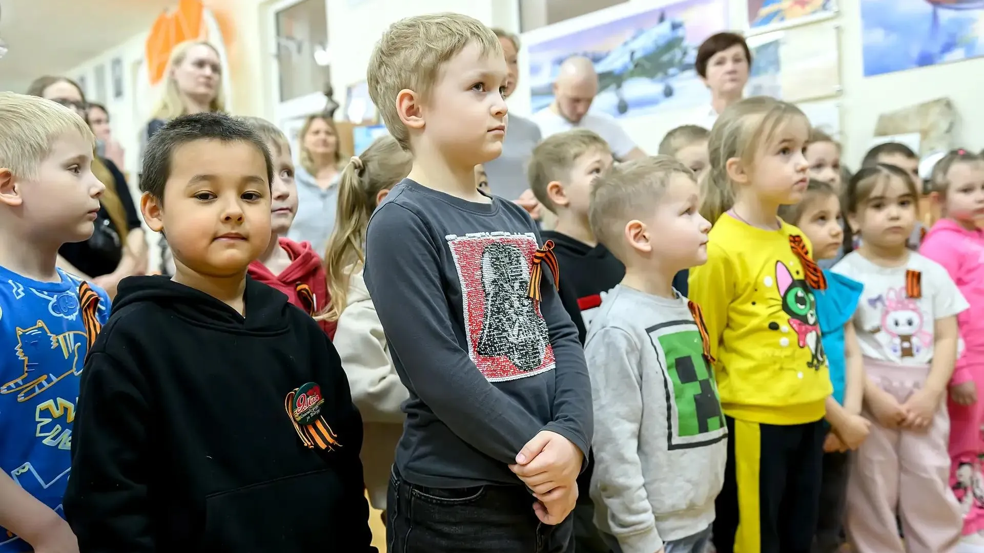Дошкольники посетили музей школы №32 в Подольске