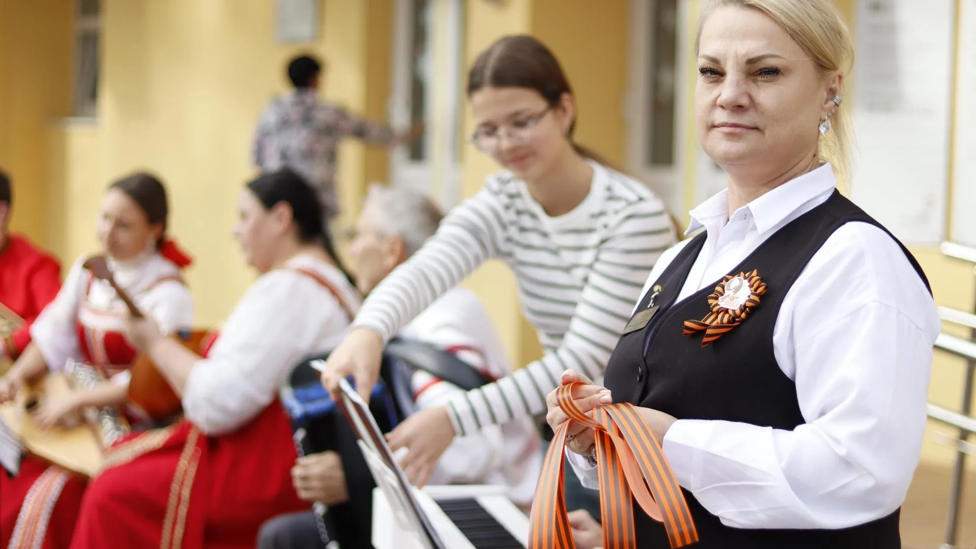 В Зарайске прошла акция «Георгиевская ленточка», приуроченная ко Дню Победы
