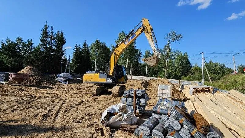 В деревне Мисирево в Клину возводят новый фельдшерско-акушерский пункт