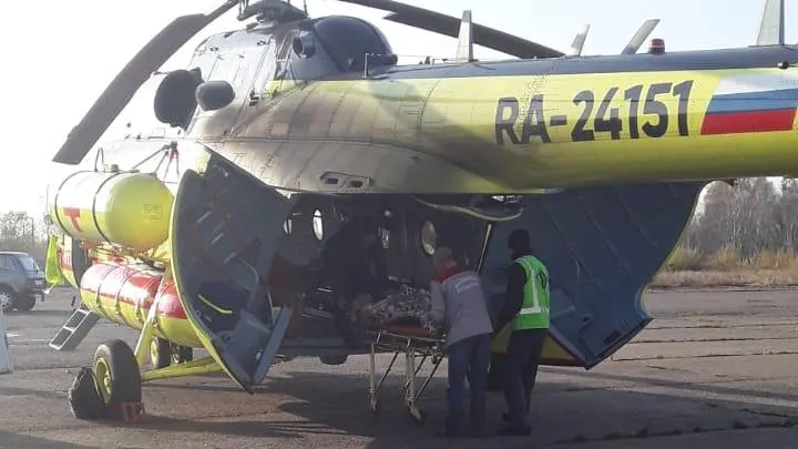 Санавиация доставила в больницу Подольска пострадавшего в ДТП на трассе М‑2