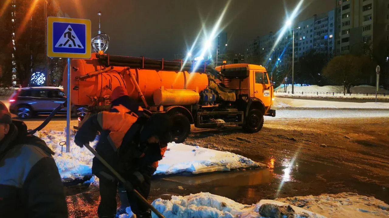 В Королеве прорвало трубу холодного водоснабжения