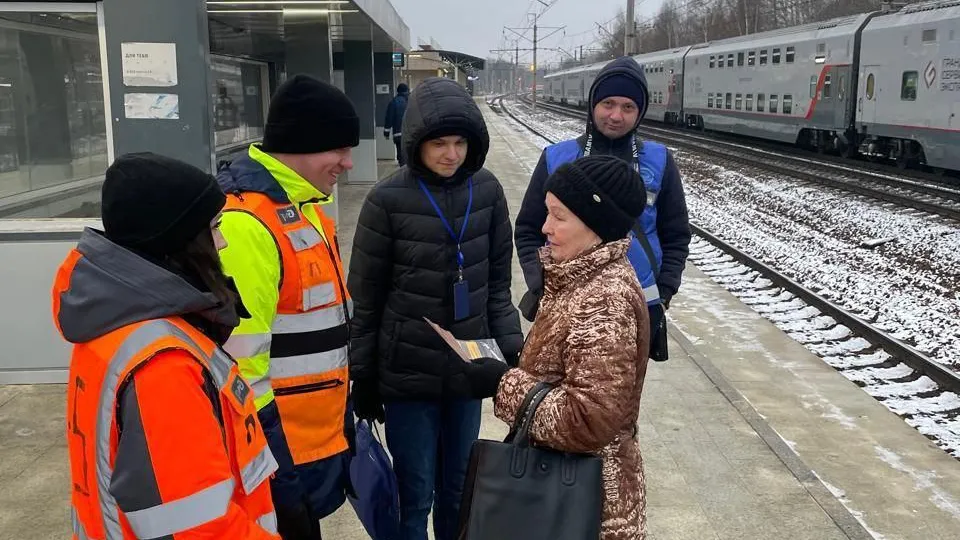 В ходе рейдов на ж/д станциях Люберец выявлено 9 нарушителей за неделю