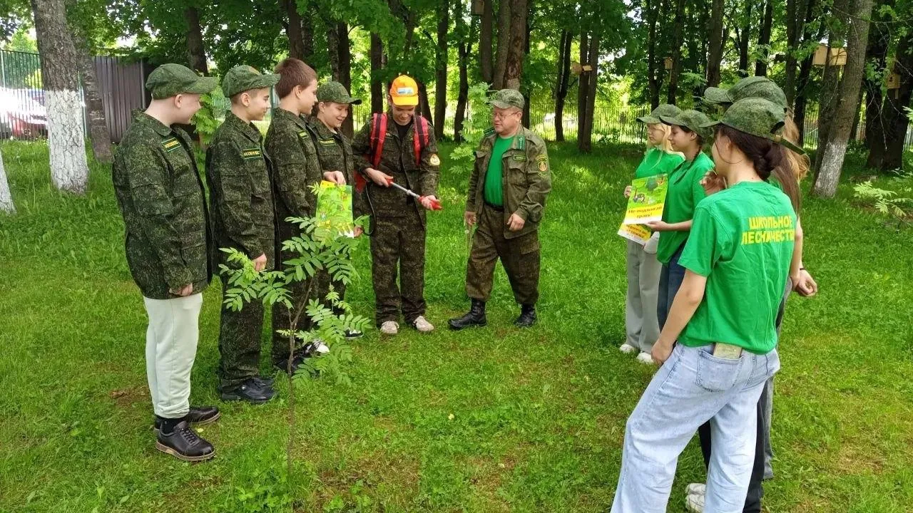 В Наро-Фоминском округе школьников обучили правилам поведения в лесу