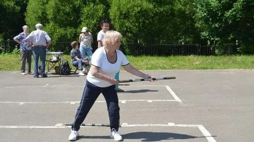 В Подольске провели турнир по городошному спорту для ветеранов