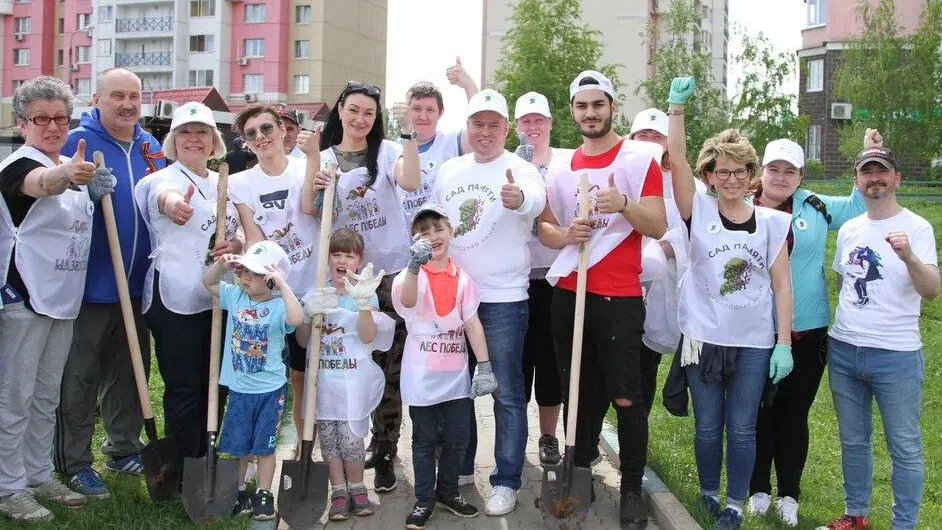 300 деревьев высадили в Котельниках в рамках акции «Сад Памяти»