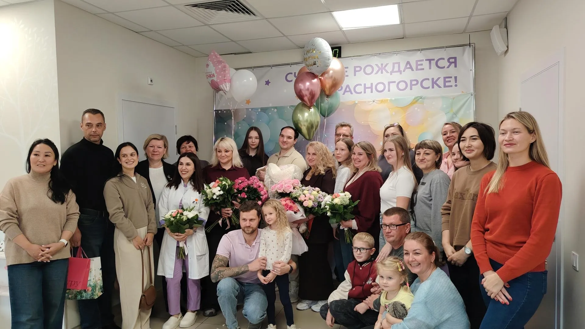 Около 70% пар в Красногорске выбирают партнерские роды