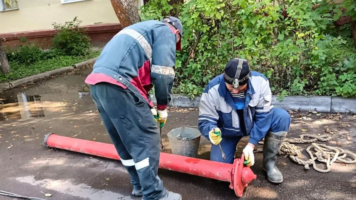 В Королеве модернизировали водопроводы на улице Мичурина