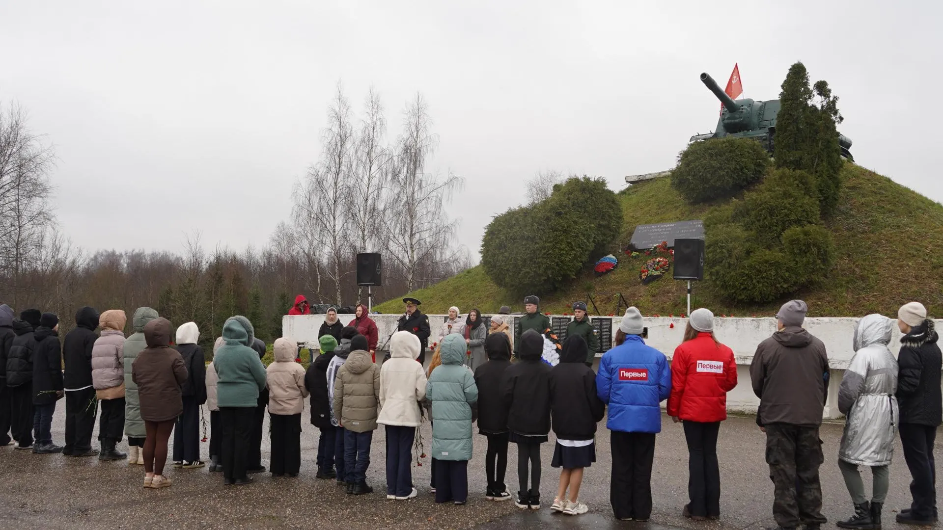 В Рузе прошел торжественный митинг на Скирмановских высотах