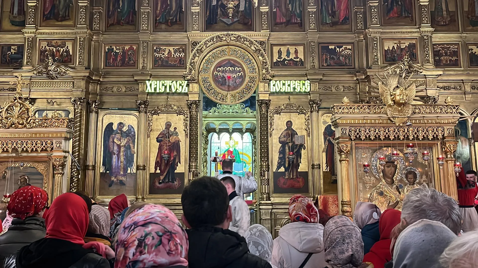 Праздничную службу провели в Церкви Рождества Пресвятой Богородицы в Балашихе