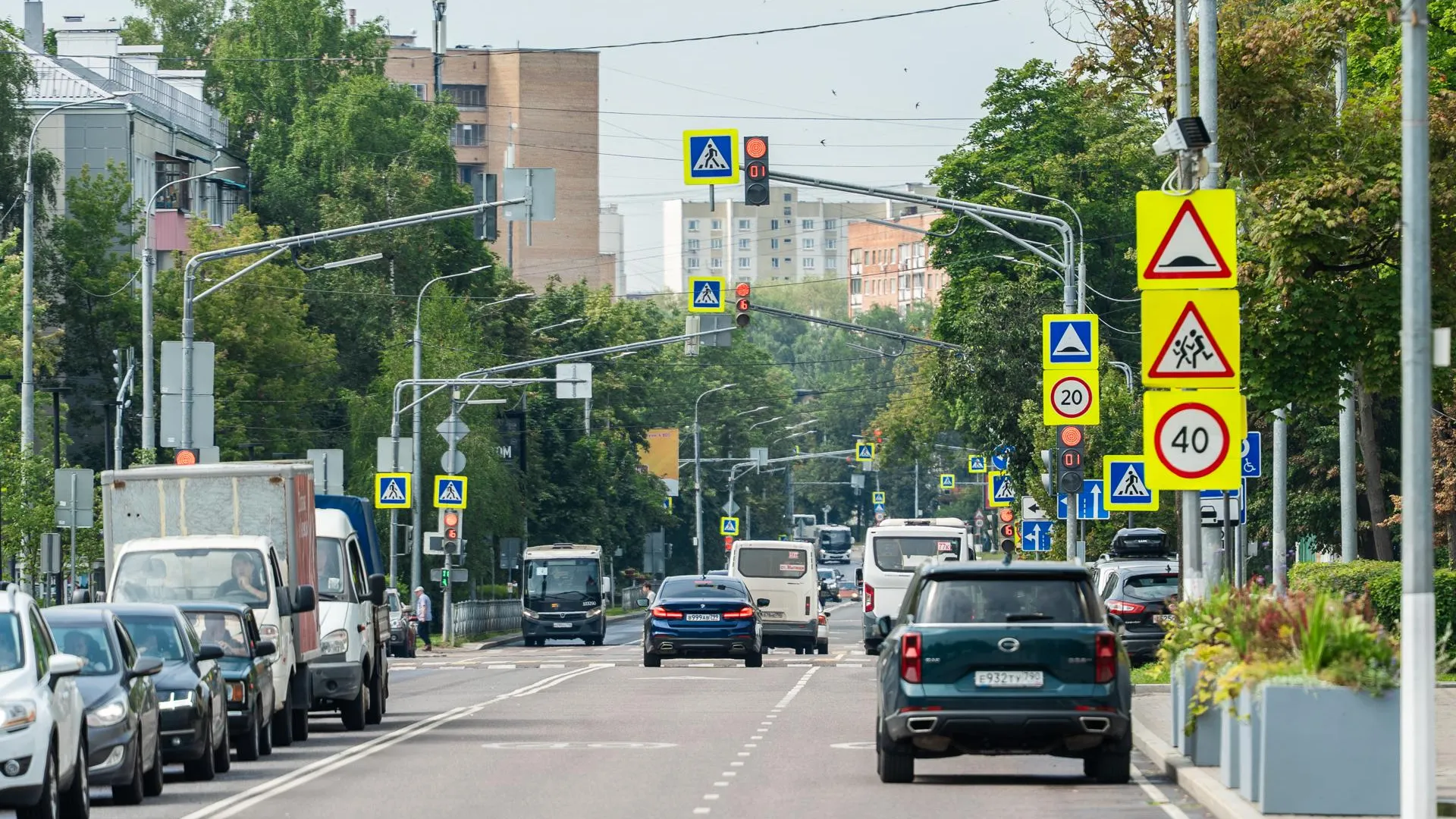 В Красногорске и Мытищах оптимизировали работу светофоров