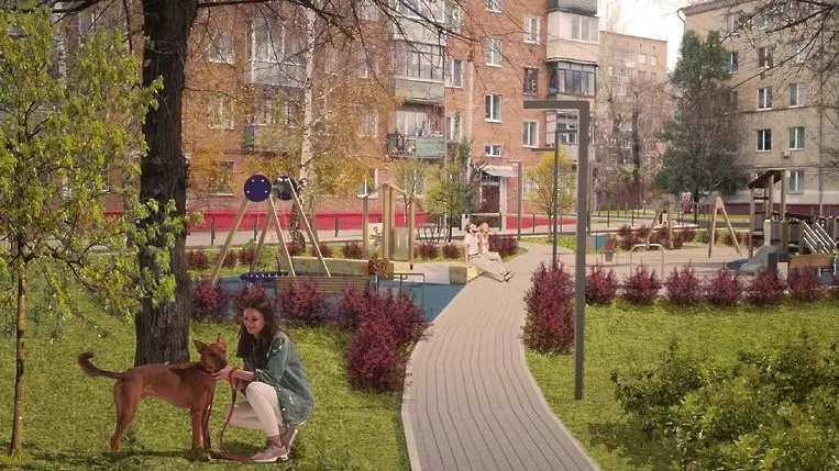 В Балашихе тестируют новые приемы комплексного благоустройства дворов