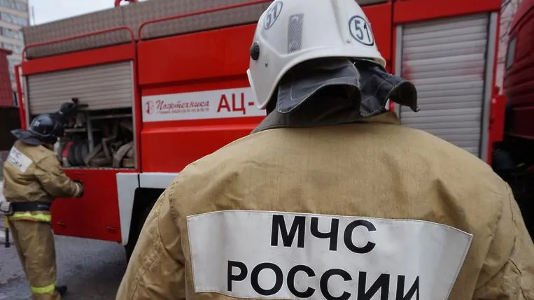 Баня загорелась в Солнечногорском районе