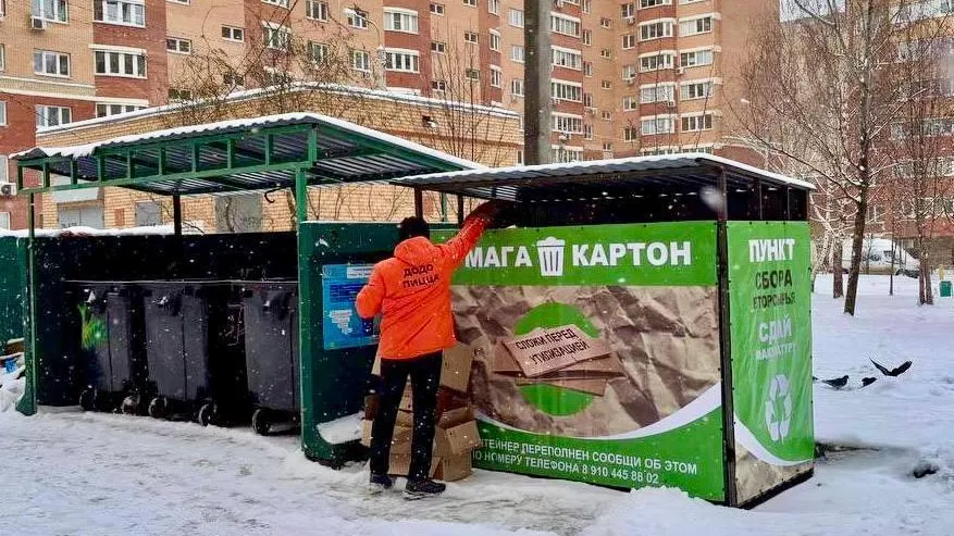 В Домодедове работает несколько точек по сбору макулатуры