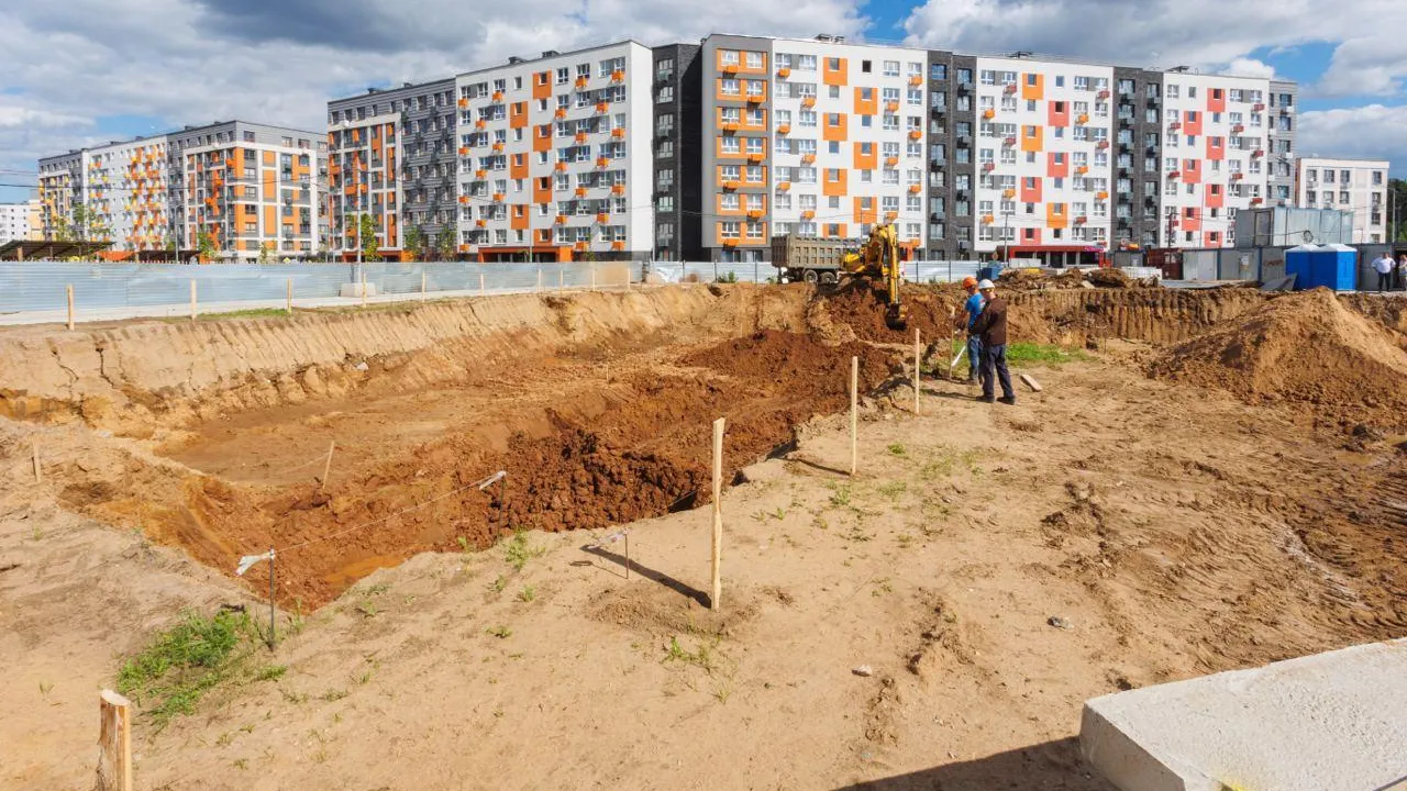 В ЖК «Новая Рига» Подмосковья началось строительство детско-взрослой поликлиники