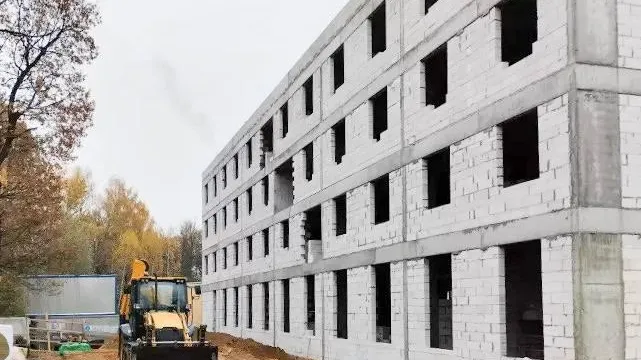 Строительная готовность студенческого общежития в Одинцове достигла 30%