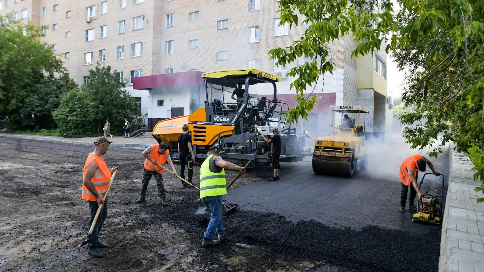 Более 3 тыс ям отремонтировали в Солнечногорске с начала года