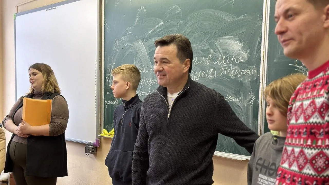 Андрей Воробьев: в 8 школах Климовска завершили ремонт после коммунальной аварии