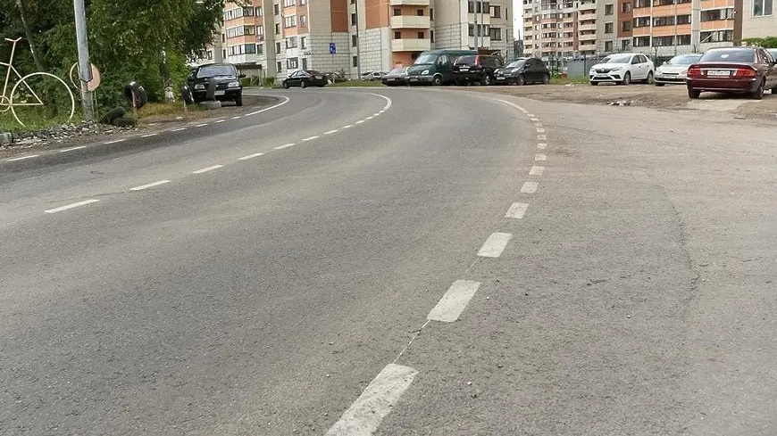 Асфальт заменили на одной из улиц Балашихи