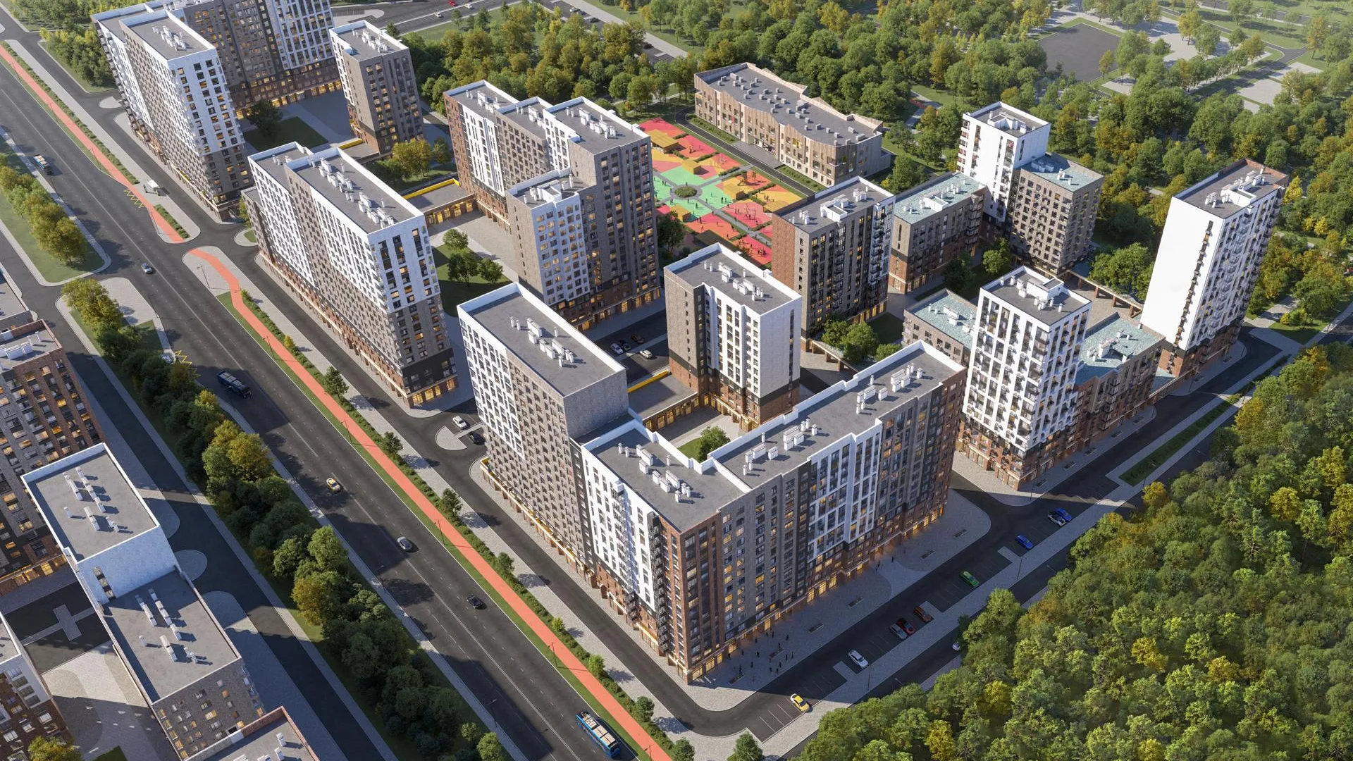 В подмосковном ЖК «1-й Химкинский» построят жилой корпус с подземным паркингом