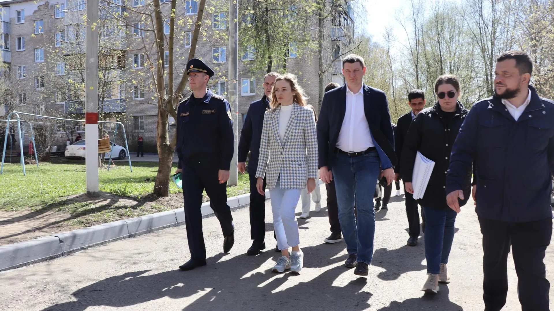 Руководитель ГУСТ Подмосковья Аипова проверила содержание территорий в Павловском Посаде