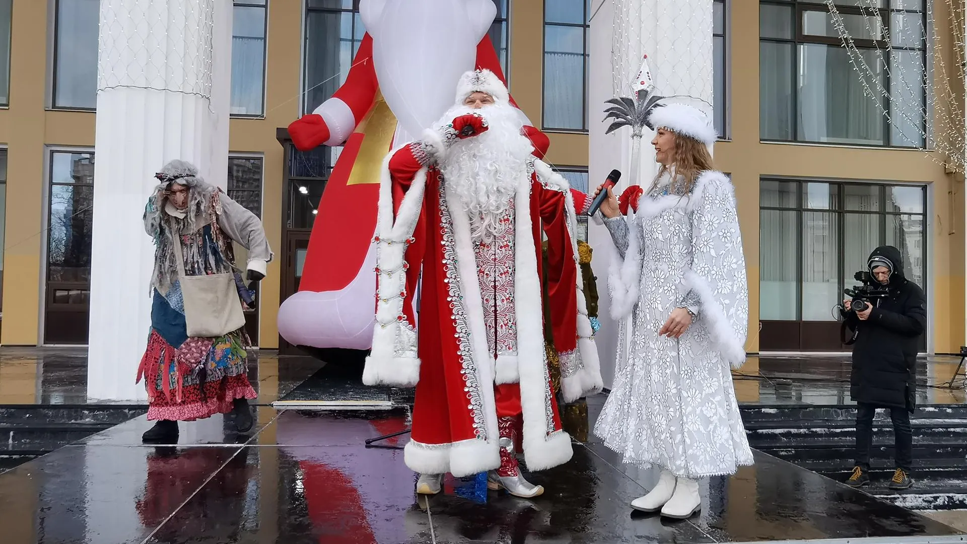Слет Дедов Морозов прошел в Королеве