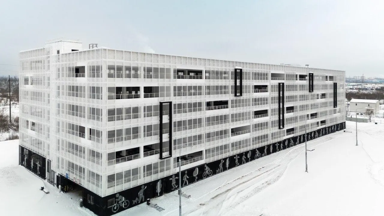 В Домодедово завершили строительство многоуровневой парковки на 900 машиномест