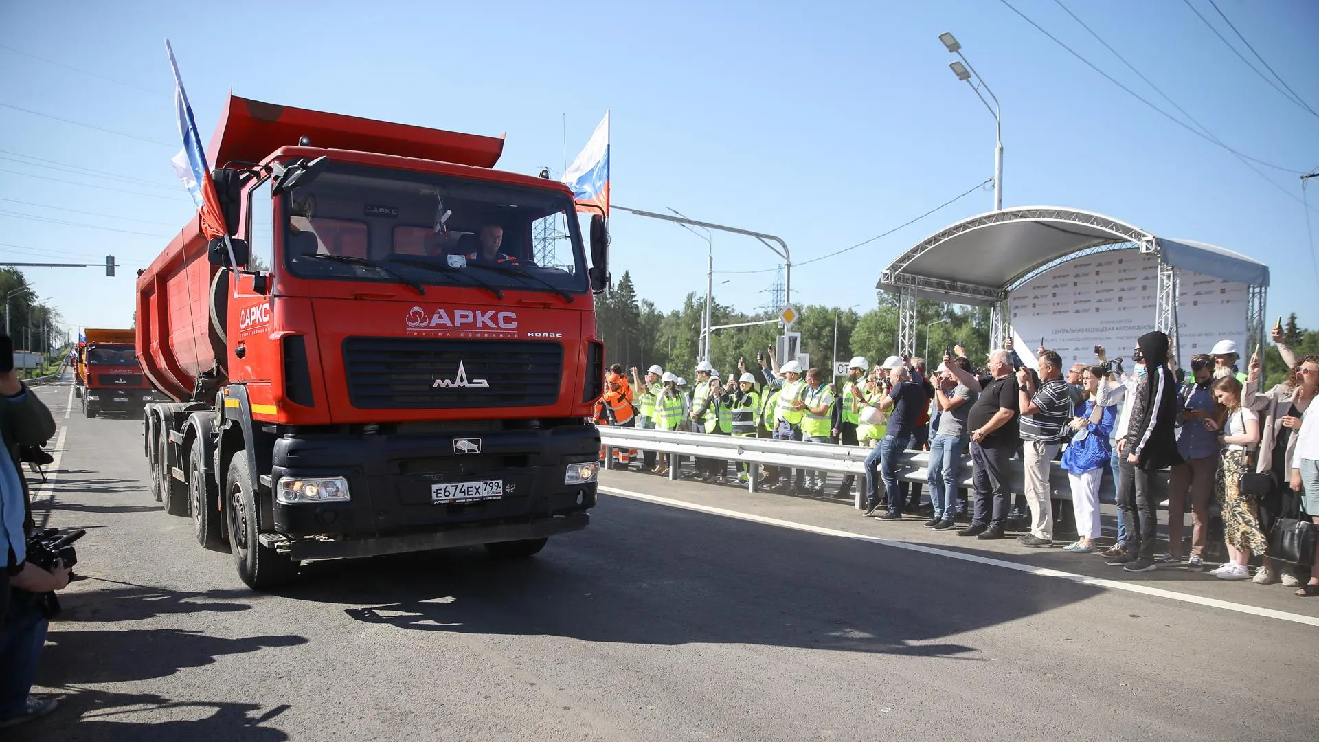 Участок ЦКАД‑5 в Подмосковье сдали в эксплуатацию на полгода раньше срока