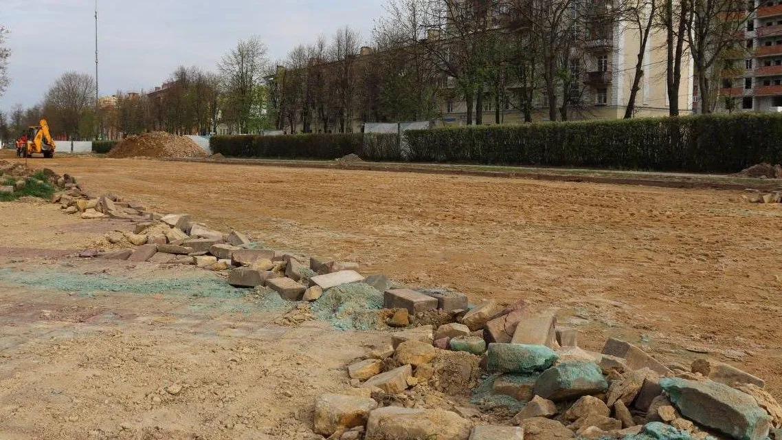 В Ступине приступили к благоустройству бульвара Победы
