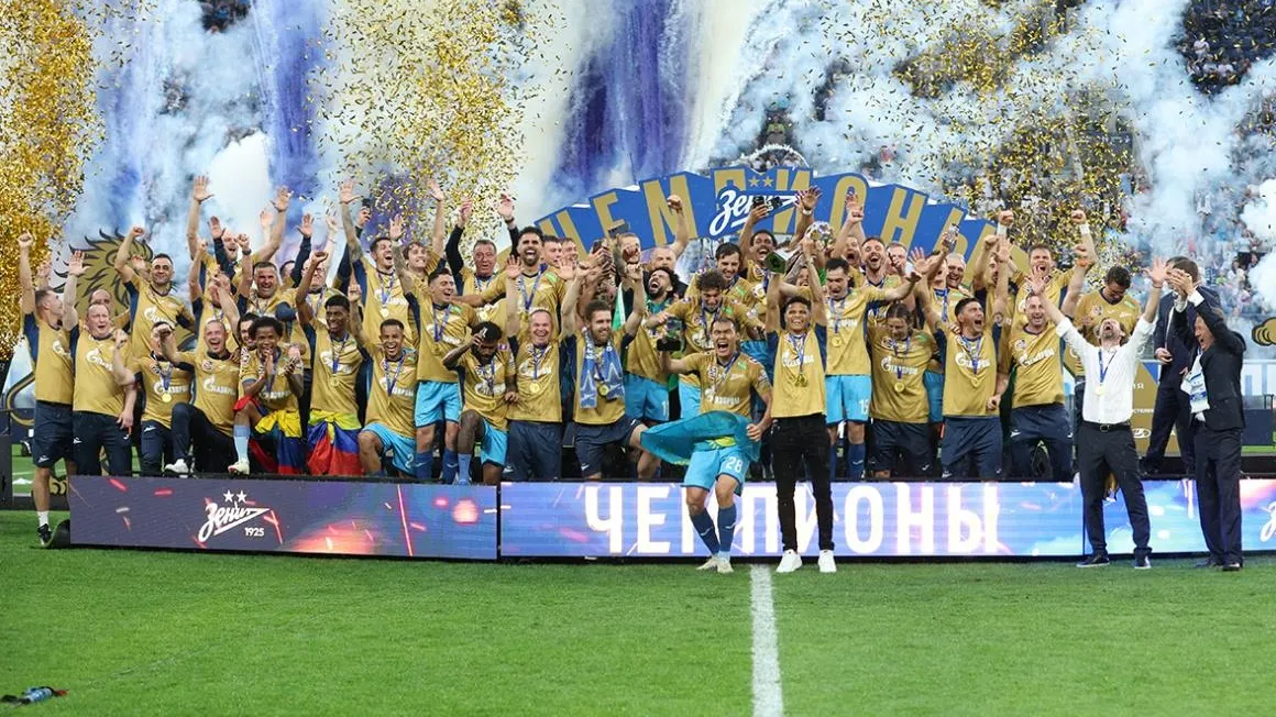 «Зенит» стал 6-й раз чемпионом в РПЛ после победы над «Динамо» и «Краснодаром»